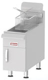 Omcan 43087 - Commercial Countertop Propane Gas Fryer with 26,500 BTU and 15 lb. Oil Capacity