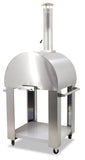 Omcan 43113 - 32″ Stainless Steel Wood Fired Pizza Oven