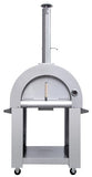 Omcan 43113 - 32″ Stainless Steel Wood Fired Pizza Oven