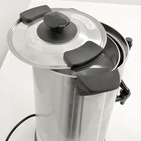 Omcan 43140 - 13.2L / 3.5 Gallon Stainless Steel Coffee Percolator – 89 cups per hour