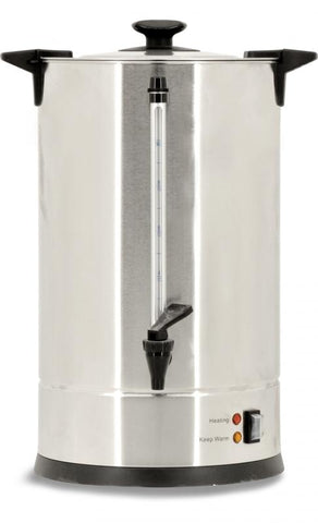 Omcan 43140 - 13.2L / 3.5 Gallon Stainless Steel Coffee Percolator – 89 cups per hour