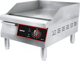 Omcan 43212 - 16" Countertop Stainless Steel Electric Griddle