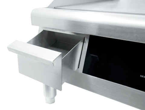 Omcan 43213 - 24" Countertop Stainless Steel Electric Griddle