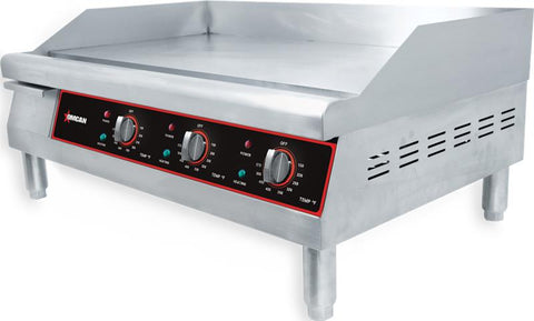 Omcan 43214 - 30″ Countertop Stainless Steel Electric Griddle