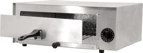 Omcan 43219 - 19″ Countertop Electric Pizza Oven with 13.5" x 13.5" Pizza Rack - 120 V, 1450 W