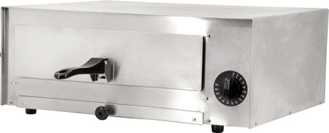 Omcan 43219 - 19″ Countertop Electric Pizza Oven with 13.5" x 13.5" Pizza Rack - 120 V, 1450 W