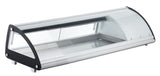 Omcan 43223 - 45″ Refrigerated Sushi Showcase with Curved Glass, 1.51 cu.ft. (43 L), White