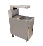 Omcan 43260 - Portable Fry Dump Station Fried Food Warmer with Overhead Heating Lamp – 200W, 110V