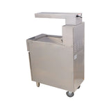 Omcan 43260 - Portable Fry Dump Station Fried Food Warmer with Overhead Heating Lamp – 200W, 110V