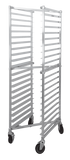 Omcan 43474 - Aluminum Nesting Sheet Pan Rack – Square Top – with 20 slides and 3″ spacing