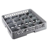 Omcan 43501 - 16 Compartment Dishwasher Glass Rack, Full Size