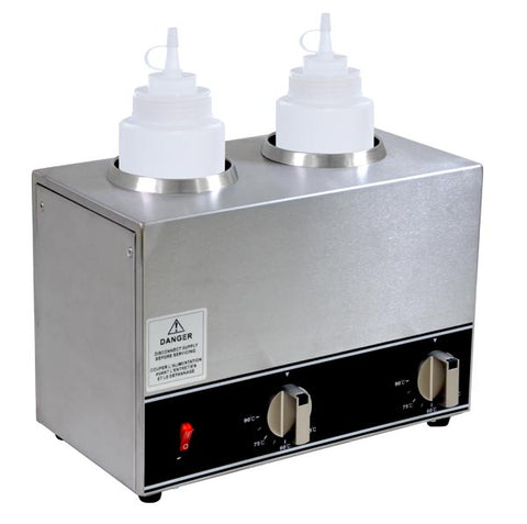 Omcan 44178 - Double Bottle Sauce Warmer
