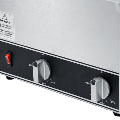 Omcan 44178 - Double Bottle Sauce Warmer
