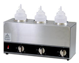 Omcan 44179 - Triple Bottle Sauce Warmer