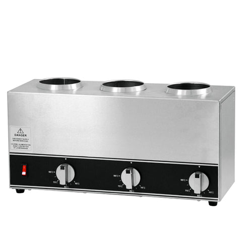 Omcan 44179 - Triple Bottle Sauce Warmer