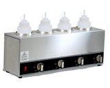 Omcan 44180 - Quadruple Bottle Sauce Warmer