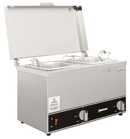 Omcan 44182 - Double Sauce Pot Warmer