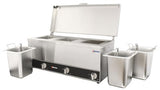 Omcan 44183 - Triple Sauce Pot Warmer