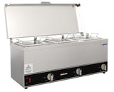 Omcan 44183 - Triple Sauce Pot Warmer