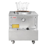 Omcan 44285 - 32″ x 32″ Natural Gas Stainless Steel Tandoor Clay Oven – 56,000 BTU