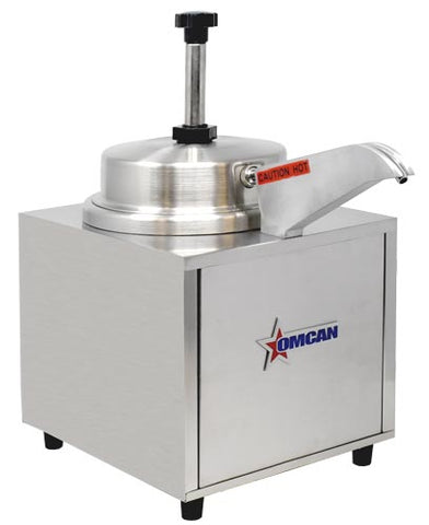 Omcan 44311 - Countertop Stainless Steel Food Warmer with 3.5 qt capacity (with Spout and Pump)