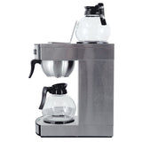 Omcan 44313 - Stainless Steel Coffee Maker with 2 Glass Decanter – 2.2 L tank capacity