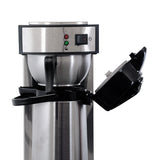 Omcan 44314 - Stainless Steel Coffee Maker with 2-Liter Air Pot capacity