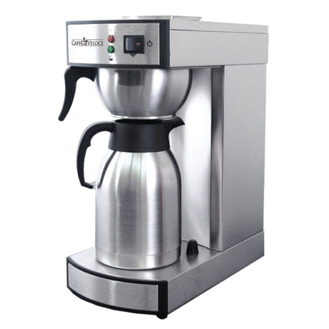 Omcan 44315 - Stainless Steel Coffee Maker with 2 Liter Thermal Carafe