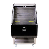 Omcan 44379 - 26″ Grab-and-Go Open Refrigerated Self-Serve Display Case, 7 cu.ft (190 L), Black