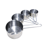 Omcan 44450 - Stainless Steel Measuring Cup Set – 4 pcs / set