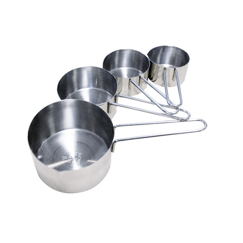 Omcan 44450 - Stainless Steel Measuring Cup Set – 4 pcs / set