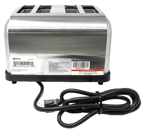 Omcan 44517 - 4-Slice Commercial Pop-up Toaster – Standard duty