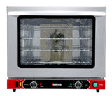 Omcan 44519 - Half Size Countertop Convection Oven with Grill Function and Humidity Control, 2.33 cu.ft (66 L) – 220 V, 2800 W