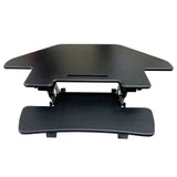Omcan 44561 - 43.3″ x 23.6″ Height-Adjustable Standing Corner Desktop Desk