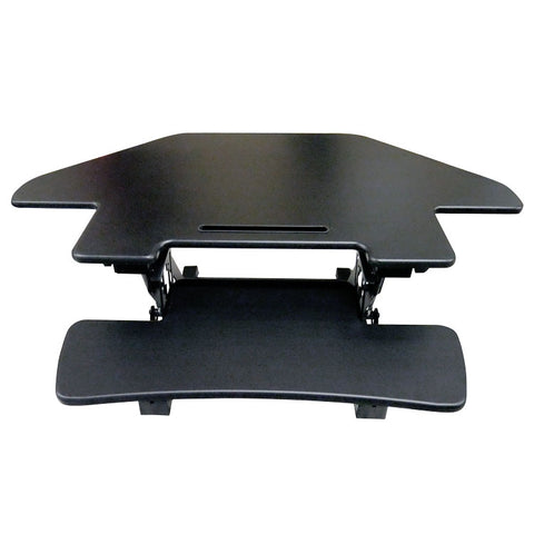 Omcan 44561 - 43.3″ x 23.6″ Height-Adjustable Standing Corner Desktop Desk