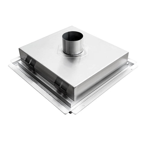 Omcan 44612 - 18″ x 18″ Floor Drain with Stainless Steel Grating Bar