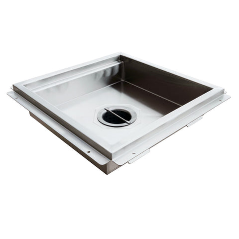 Omcan 44612 - 18″ x 18″ Floor Drain with Stainless Steel Grating Bar