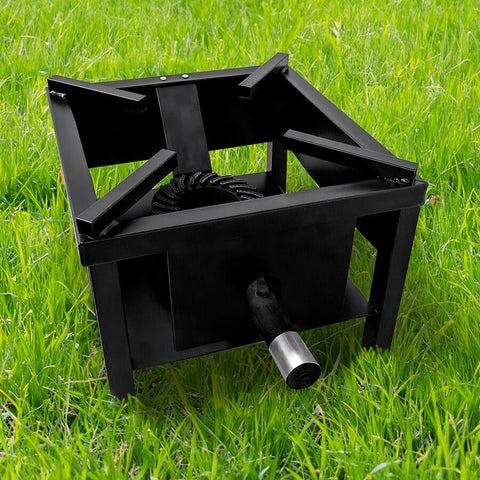 Omcan 44633 - 15.5” x 15.5” Portable Outdoor Propane Burner – 65,000 BTU