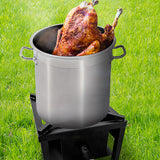 Omcan 44633 - 15.5” x 15.5” Portable Outdoor Propane Burner – 65,000 BTU