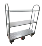 Omcan 44680 - 16″ x 48″ Utility Cart – All Gray