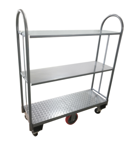 Omcan 44680 - 16″ x 48″ Utility Cart – All Gray