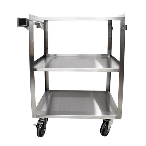 Omcan 44697 - 27.5″ Stainless Steel Welded Utility Cart