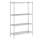 Omcan 45164 - 18″ x 36″ x 72″ Chrome Shelving Kit