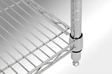 Omcan 45164 - 18″ x 36″ x 72″ Chrome Shelving Kit