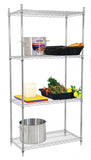 Omcan 45165 - 18″ x 48″ x 72″ Chrome Shelving Kit