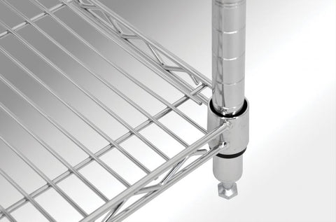 Omcan 45165 - 18″ x 48″ x 72″ Chrome Shelving Kit