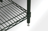Omcan 45175 - 24″ D x 60″ W x 72″ H Dark Green Epoxy Shelving Kit
