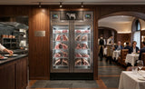 Omcan 45176 - Stagionello® Maturmeat® 100+100 kg Meat Curing Cabinet with ClimaTouch® &amp; Fumotic®
