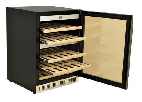 Omcan 45260 - Vinovero 23" Dual Zone Wine Cooler with 40 Bottle Capacity and Stainless Steel Door