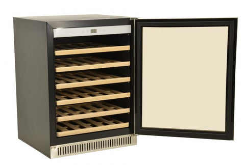 Omcan 45261 - Vinovero 23" Single Zone Wine Cooler with 51 Bottle Capacity and Stainless Steel Door